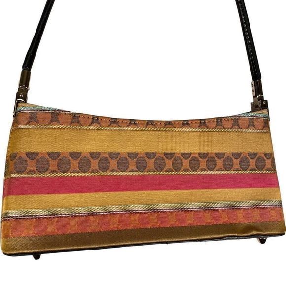 Y2K Mini Striped Multi-Color Shoulder‎ Purse - Picture 3 of 5